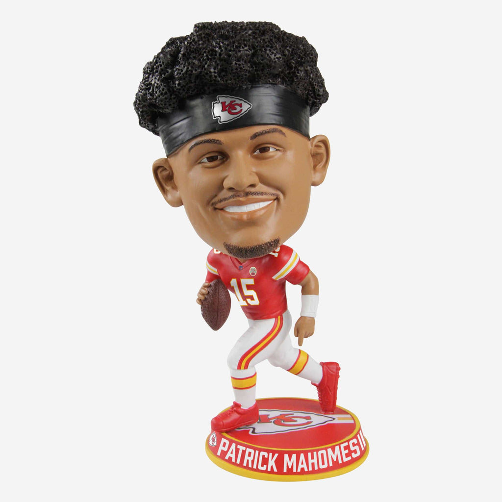 Patrick Mahomes Kansas City Chiefs Action Pose Bighead Bobblehead FOCO - FOCO.com