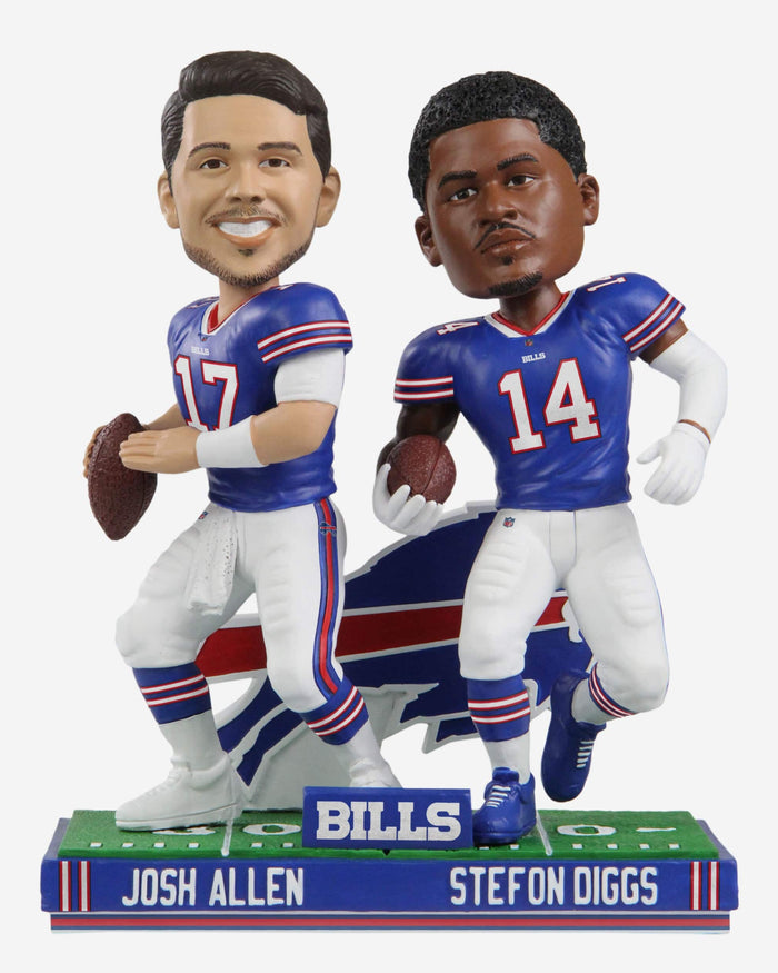 Josh Allen & Stefon Diggs Buffalo Bills Bobblemate Dual Bobblehead FOCO - FOCO.com