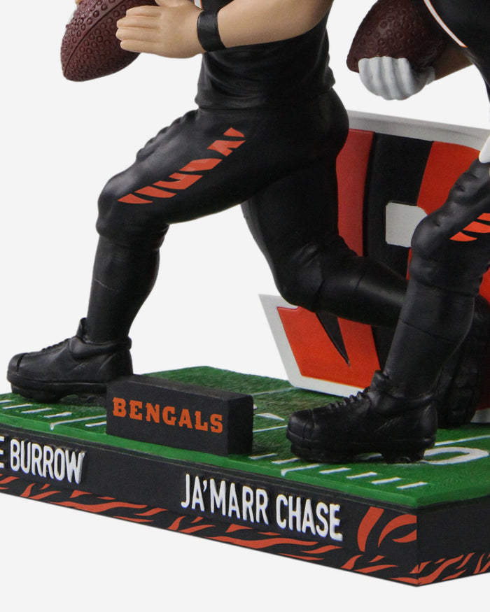 Joe Burrow & Ja'Marr Chase Cincinnati Bengals Bobblemate Dual Bobblehead FOCO - FOCO.com