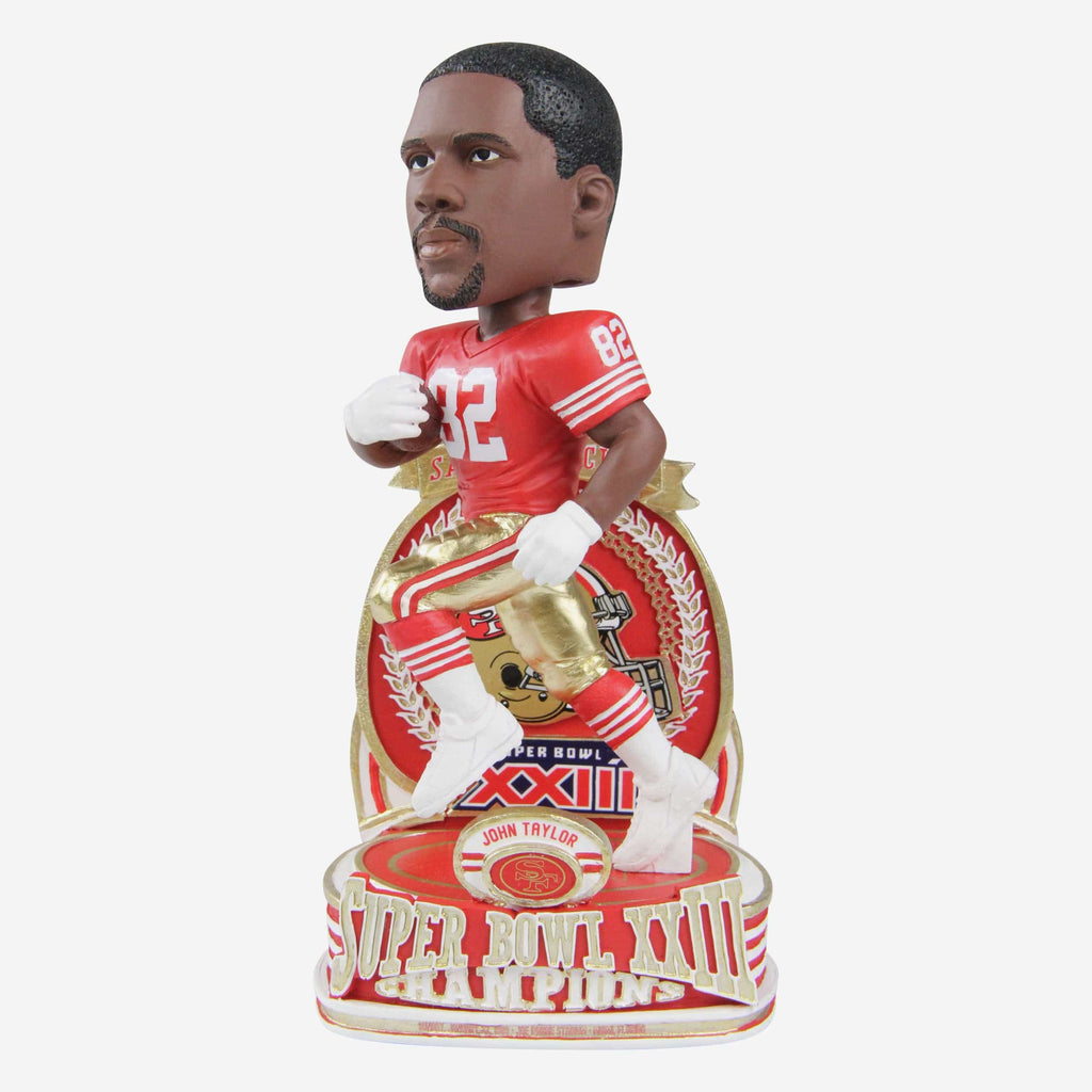 John Taylor San Francisco 49ers Super Bowl XXIII Champions Commemorative Bobblehead FOCO - FOCO.com