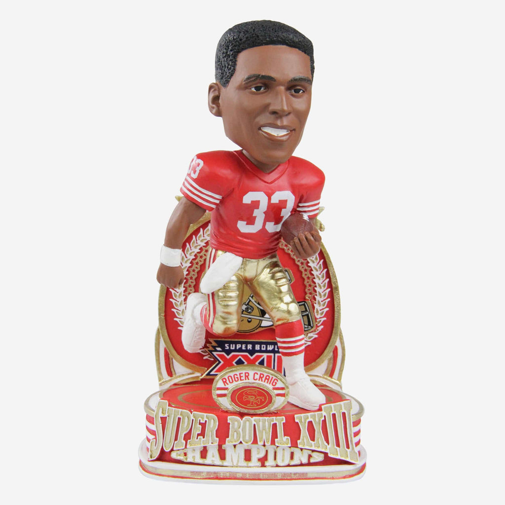 Roger Craig San Francisco 49ers Super Bowl XXIII Champions Commemorative Bobblehead FOCO - FOCO.com