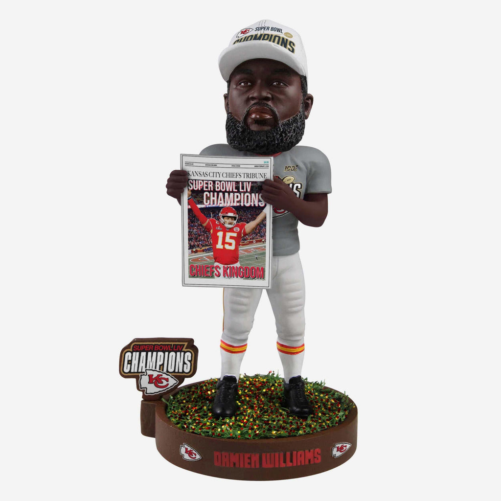 Damien Williams Kansas City Chiefs Celebration Bobblehead FOCO - FOCO.com