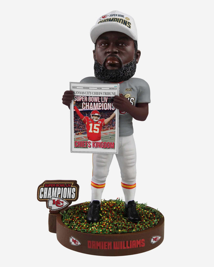 Damien Williams Kansas City Chiefs Celebration Bobblehead FOCO - FOCO.com