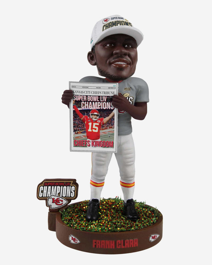 Frank Clark Kansas City Chiefs Celebration Bobblehead FOCO - FOCO.com