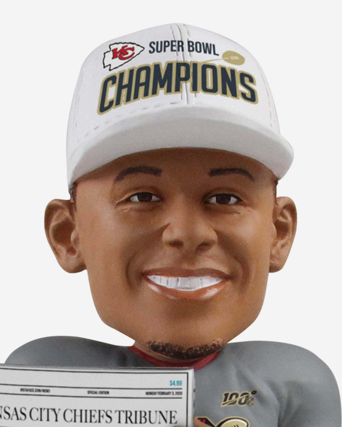 Patrick Mahomes Kansas City Chiefs Celebration Bobblehead FOCO - FOCO.com