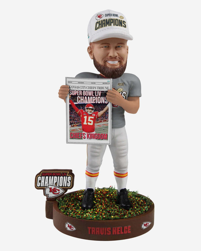 Travis Kelce Kansas City Chiefs Celebration Bobblehead FOCO - FOCO.com