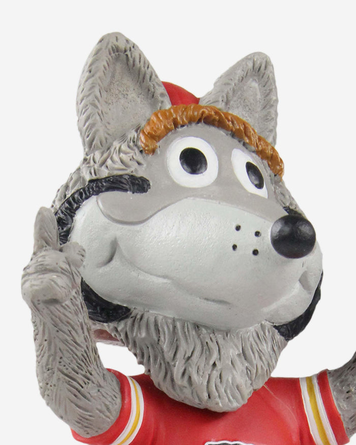 KC Wolf Kansas City Chiefs Countdown To Kickoff Mascot Bobblehead FOCO - FOCO.com