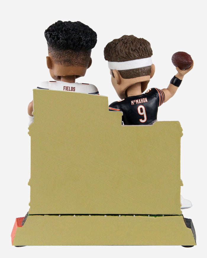 Jim McMahon & Justin Fields Chicago Bears Then and Now Bobblehead FOCO - FOCO.com