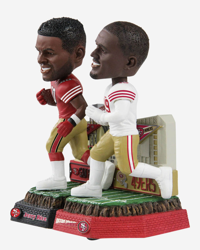 Jerry Rice & Deebo Samuel San Francisco 49ers Then And Now Bobblehead FOCO - FOCO.com