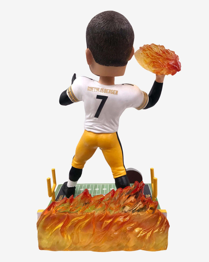Ben Roethlisberger Pittsburgh Steelers On Fire Bobblehead FOCO - FOCO.com