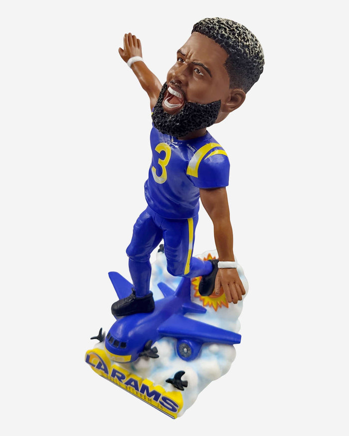 Odell Beckham Jr Los Angeles Rams Flying High Bobblehead FOCO - FOCO.com