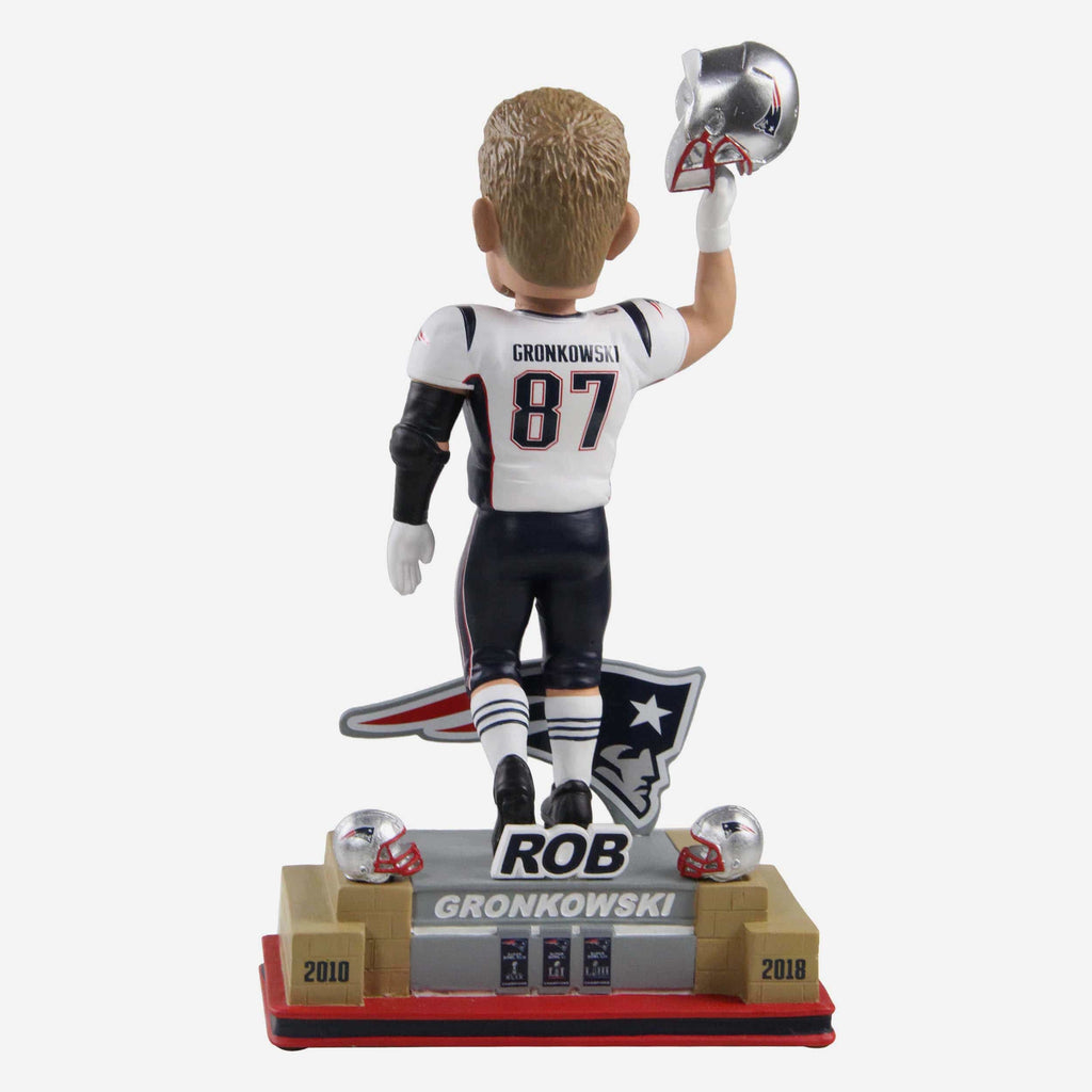 Rob Gronkowski New England Patriots Farewell Bobblehead FOCO - FOCO.com