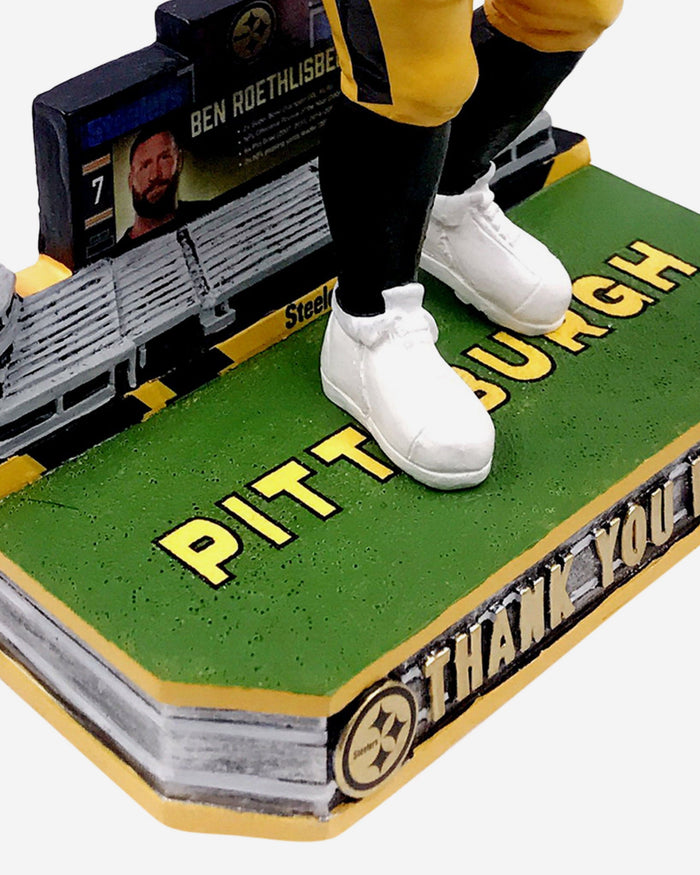 Ben Roethlisberger Pittsburgh Steelers Farewell Bobblehead FOCO - FOCO.com