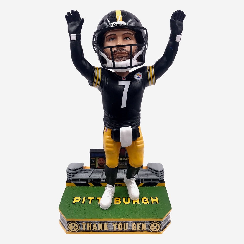 Ben Roethlisberger Pittsburgh Steelers Farewell Bobblehead FOCO - FOCO.com