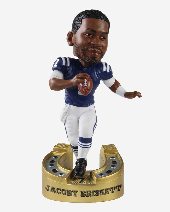 Jacoby Brissett Indianapolis Colts Golden Horseshoe Bobblehead FOCO - FOCO.com