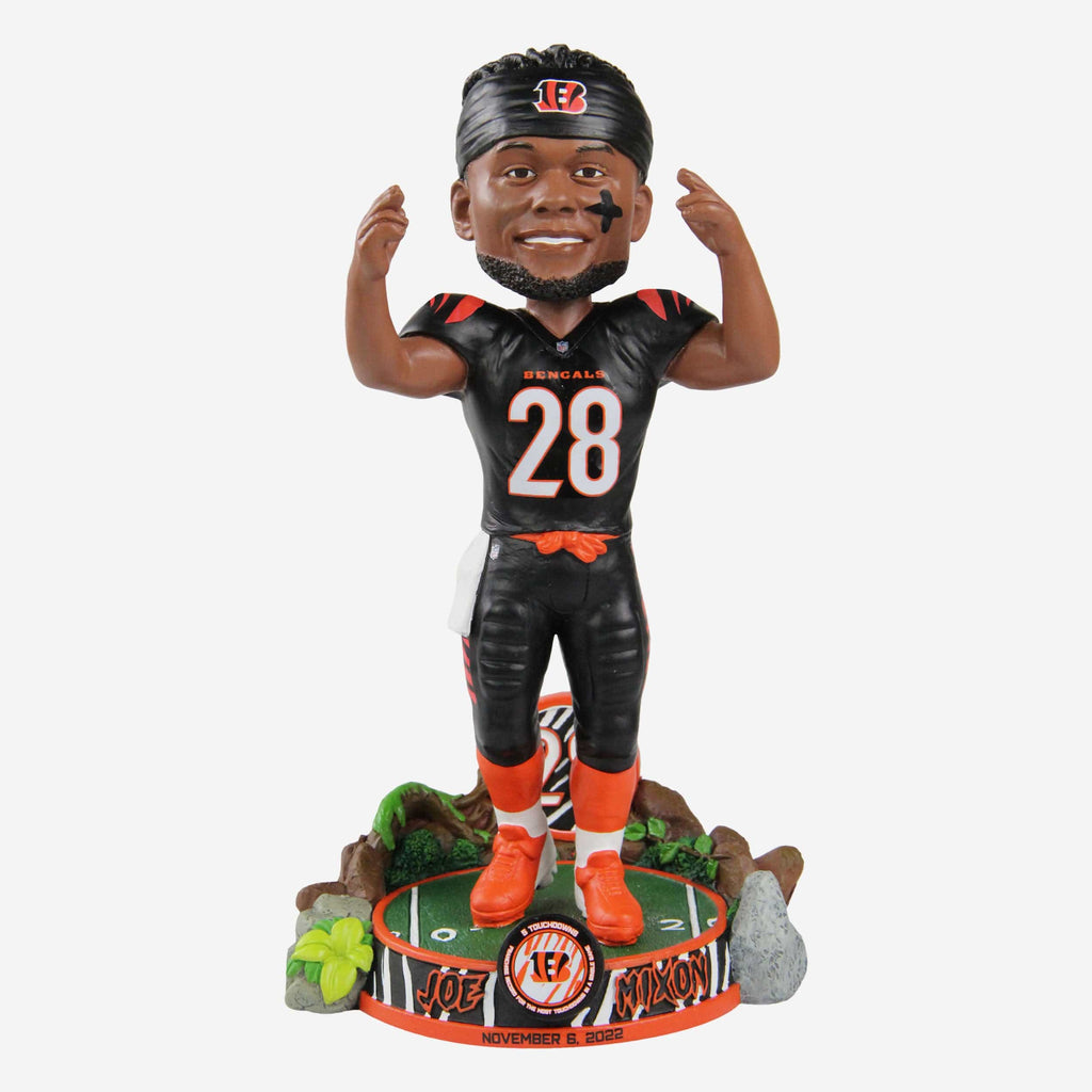 Joe Mixon Cincinnati Bengals Five Touchdown Gamebreaker Bobblehead FOCO - FOCO.com