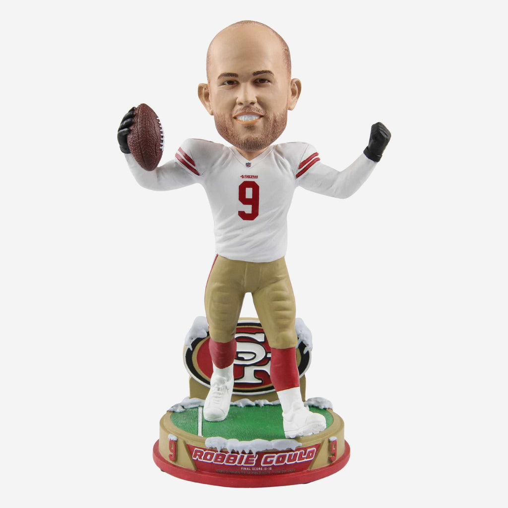 Robbie Gould San Francisco 49ers Game Winner Bobblehead FOCO - FOCO.com