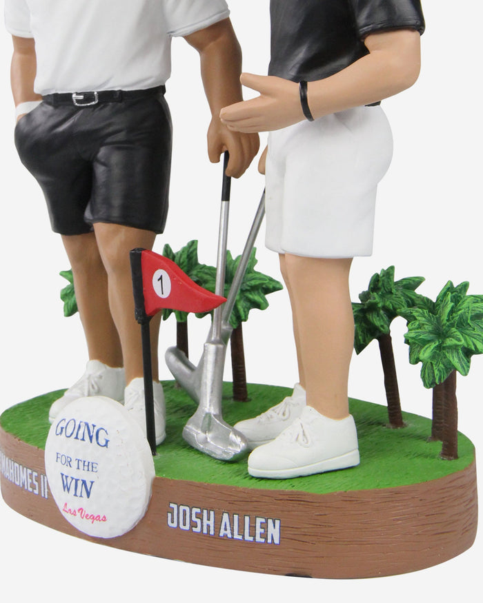 Patrick Mahomes & Josh Allen Golf Dual Bobblehead FOCO - FOCO.com