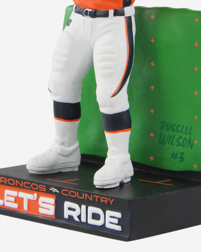 Russell Wilson Denver Broncos Lets Ride Bobblehead FOCO - FOCO.com