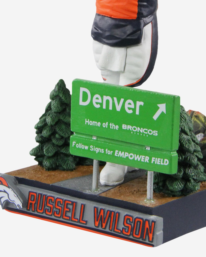 Russell Wilson Denver Broncos Next Stop Bobblehead FOCO - FOCO.com
