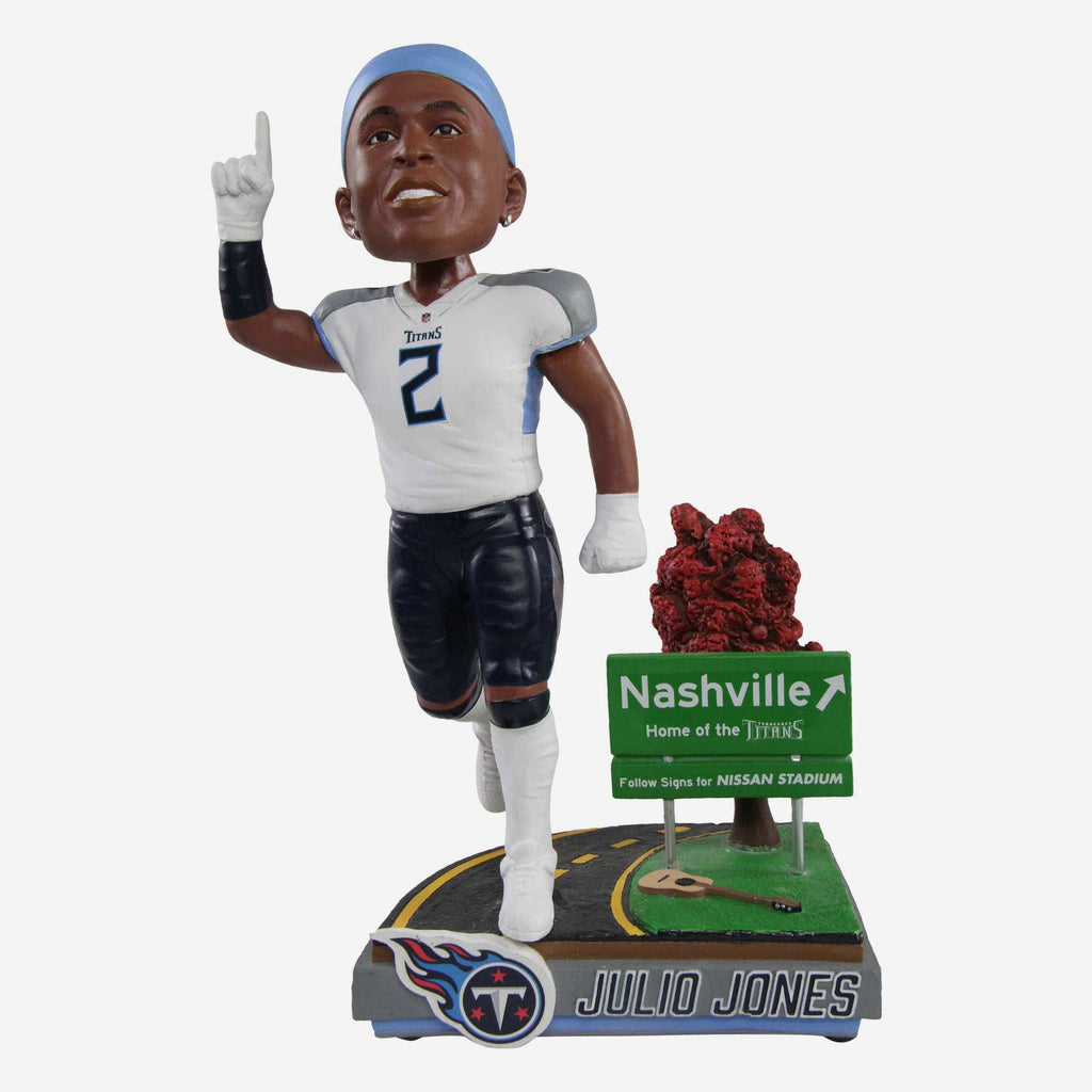 Julio Jones Tennessee Titans Next Stop Bobblehead FOCO - FOCO.com