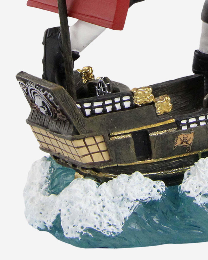 Rob Gronkowski Tampa Bay Buccaneers Pirate Ship Bobblehead FOCO - FOCO.com