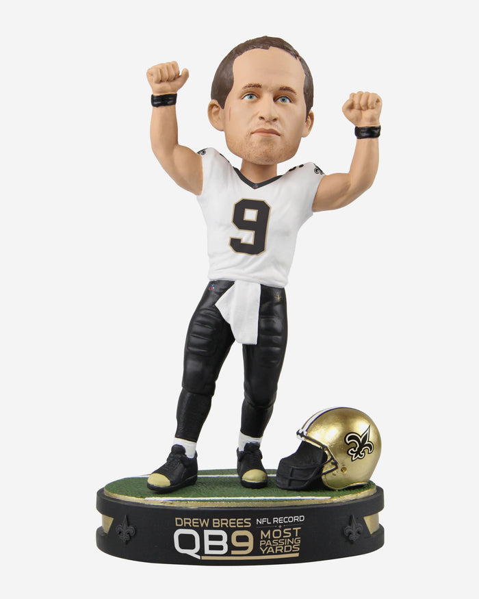 Drew Brees New Orleans Saints All-Time Passing Yards Record Bobblehead FOCO - FOCO.com