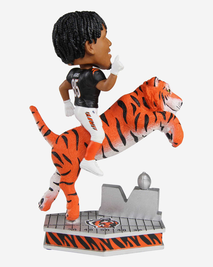 Tee Higgins Cincinnati Bengals Riding Tiger Bobblehead FOCO - FOCO.com