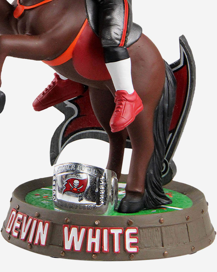 Devin White Tampa Bay Buccaneers Riding Horse Bobblehead FOCO - FOCO.com