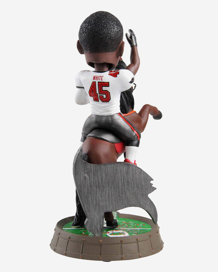 Devin White Tampa Bay Buccaneers Riding Horse Bobblehead FOCO - FOCO.com