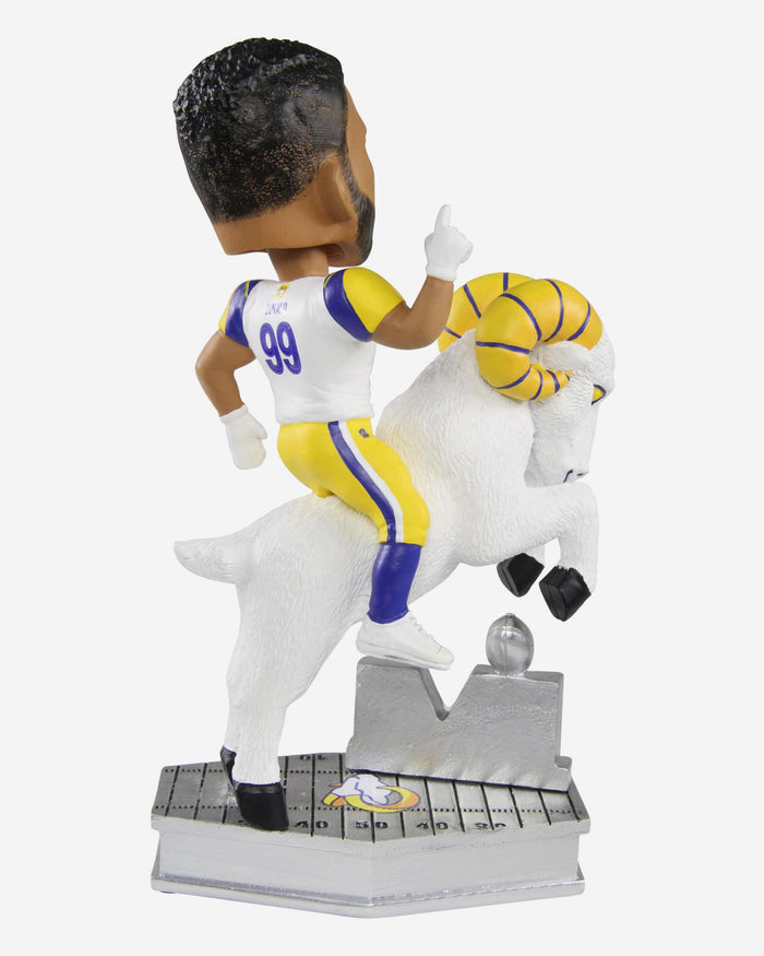 Aaron Donald Los Angeles Rams Riding Ram Bobblehead FOCO - FOCO.com