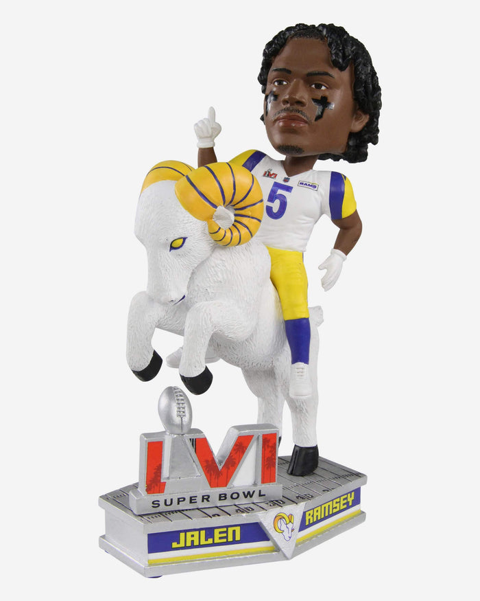 Jalen Ramsey Los Angeles Rams Riding Ram Bobblehead FOCO - FOCO.com