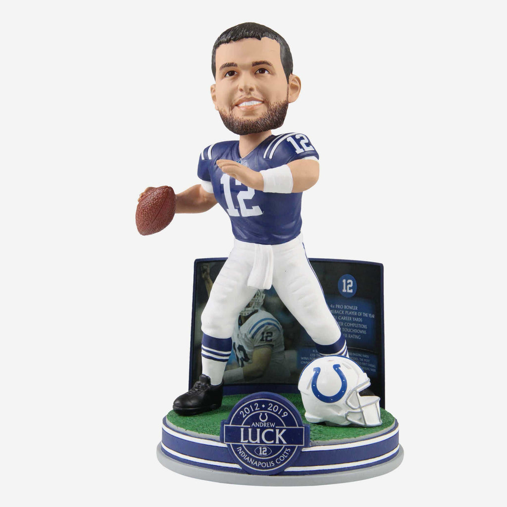 Andrew Luck Indianapolis Colts Retirement Bobblehead FOCO - FOCO.com