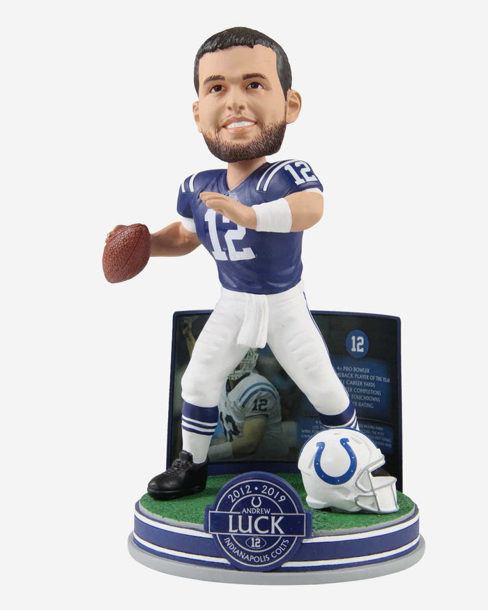 Andrew Luck Indianapolis Colts Retirement Bobblehead FOCO - FOCO.com