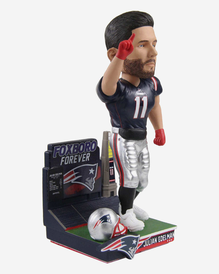 Julian Edelman New England Patriots Retirement Bobblehead FOCO - FOCO.com