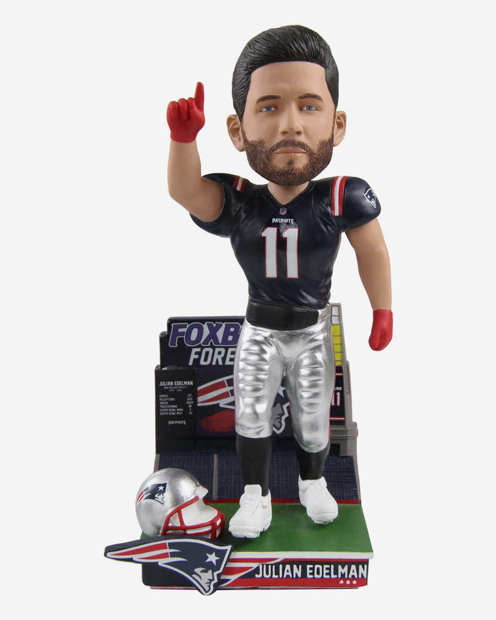 Julian Edelman New England Patriots Retirement Bobblehead FOCO - FOCO.com