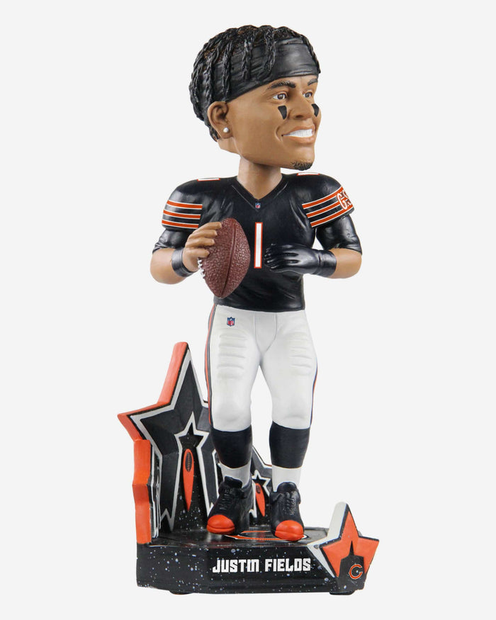 Justin Fields Chicago Bears Rising Star Bobblehead FOCO - FOCO.com