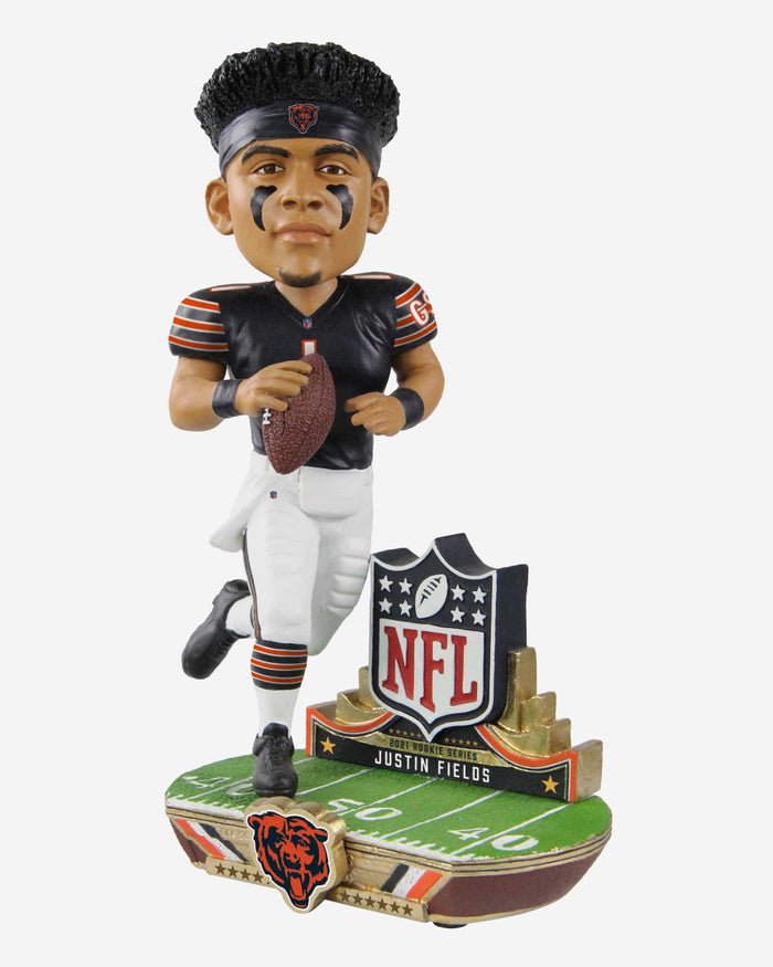 Justin Fields Chicago Bears NFL 2021 Rookie Series Bobblehead FOCO - FOCO.com