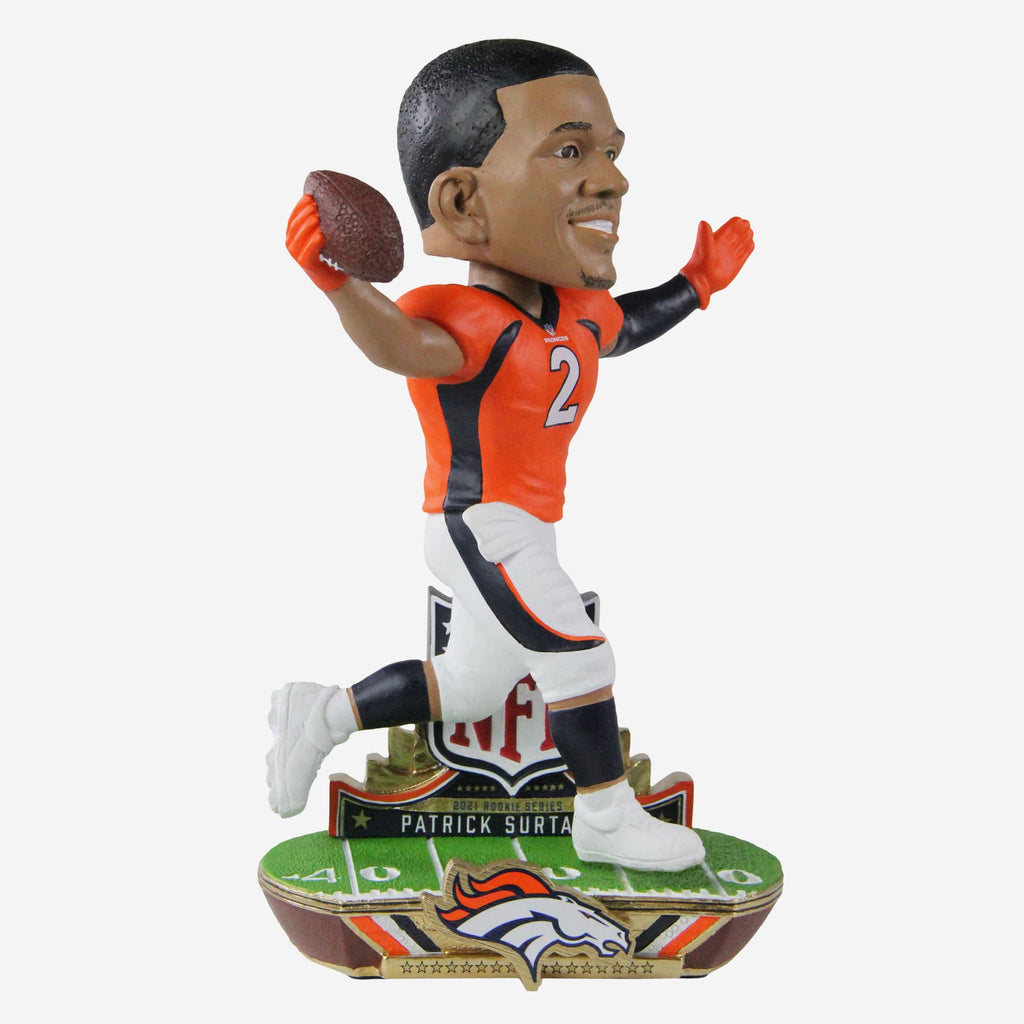 Patrick Surtain II Denver Broncos NFL 2021 Rookie Series Bobblehead FOCO - FOCO.com