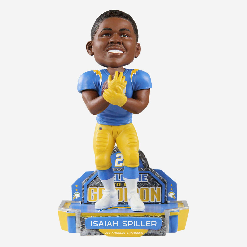 Isaiah Spiller Los Angeles Chargers NFL 2022 Rookie Series Bobblehead FOCO - FOCO.com