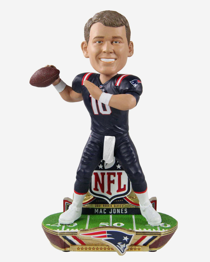 Mac Jones New England Patriots NFL 2021 Rookie Series Bobblehead FOCO - FOCO.com