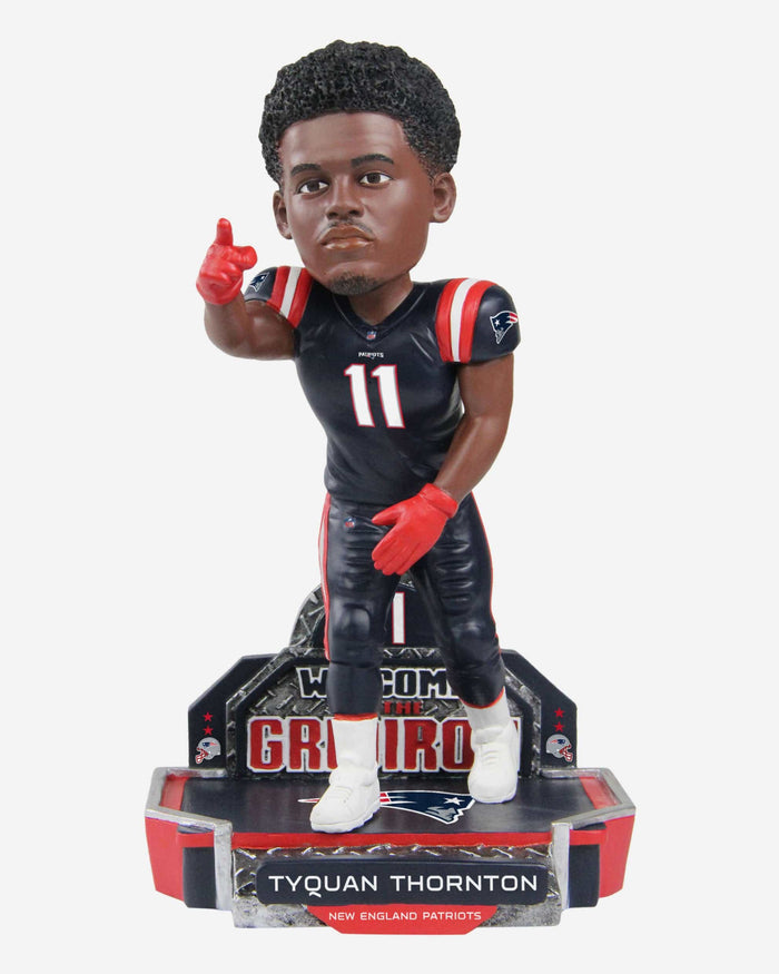 Tyquan Thornton New England Patriots NFL 2022 Rookie Series Bobblehead FOCO - FOCO.com