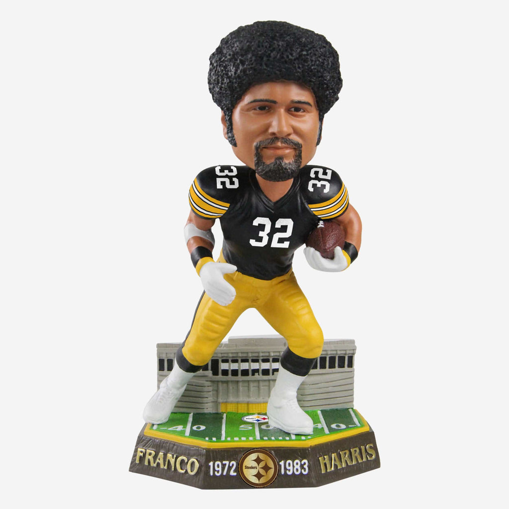 Franco Harris Pittsburgh Steelers Retired Pro Gate Series Bobblehead FOCO - FOCO.com