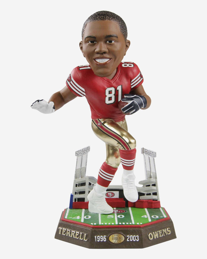 Terrell Owens San Francisco 49ers Retired Pro Gate Series Bobblehead FOCO - FOCO.com