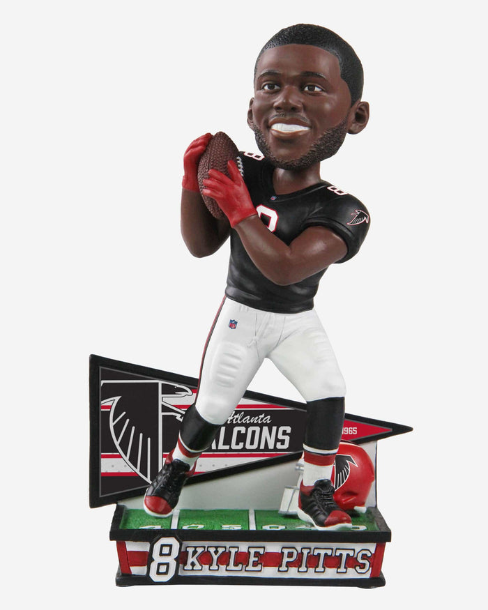 Kyle Pitts Atlanta Falcons Retro Uniform Bobblehead FOCO - FOCO.com