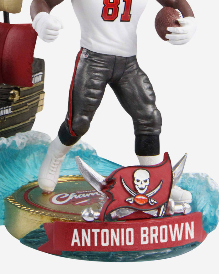 Antonio Brown Tampa Bay Buccaneers To The Ship For The Ship Bobblehead FOCO - FOCO.com