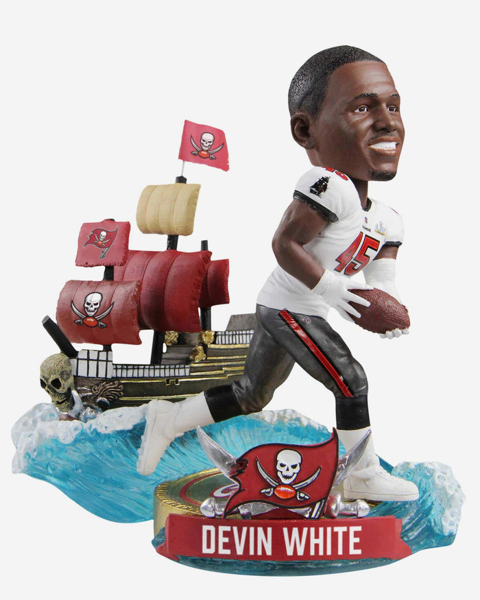 Devin White Tampa Bay Buccaneers To The Ship For The Ship Bobblehead FOCO - FOCO.com