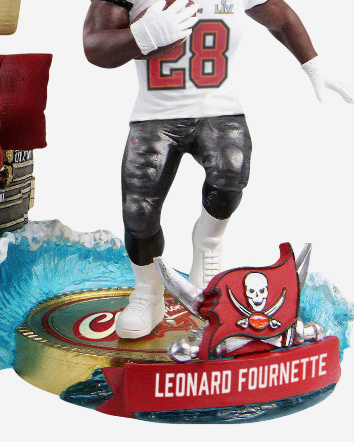 Leonard Fournette Tampa Bay Buccaneers To The Ship For The Ship Bobblehead FOCO - FOCO.com