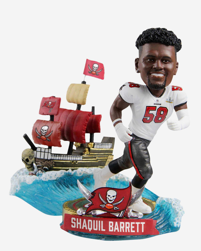 Shaquil Barrett Tampa Bay Buccaneers To The Ship For The Ship Bobblehead FOCO - FOCO.com