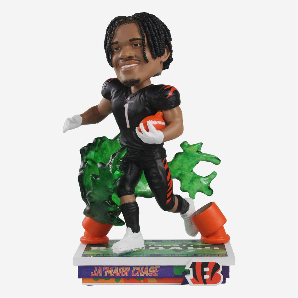 Ja'Marr Chase Cincinnati Bengals Slime Zone Bobblehead FOCO - FOCO.com